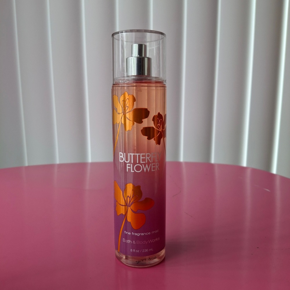 Bath & Body Works BUTTERFLY FLOWER Fine Fragrance‎ Mist 8 fl oz Discontinued